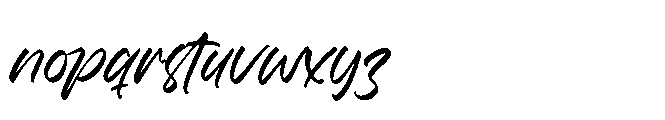 Wolenta Skyline Font LOWERCASE