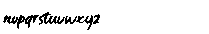 Wolesbrush Font LOWERCASE