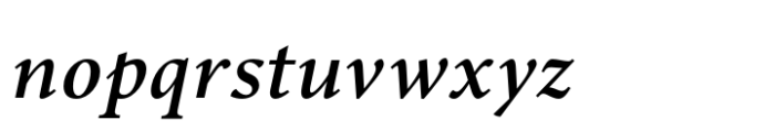 Wolfgang Semi Bold Italic Font LOWERCASE