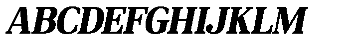 Wolfgar Bold Italic Font UPPERCASE