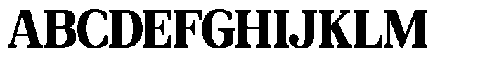 Wolfgar Bold Font UPPERCASE