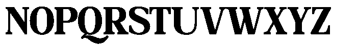 Wolfgar Bold Font UPPERCASE
