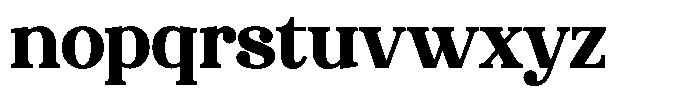 Wolfgar Bold Font LOWERCASE