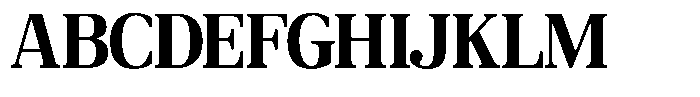 Wolfgar Medium Font UPPERCASE