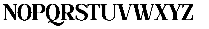 Wolfgar Medium Font UPPERCASE