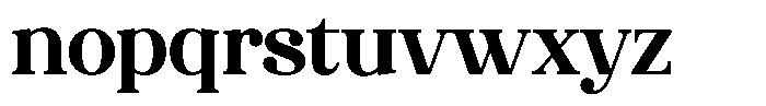Wolfgar Medium Font LOWERCASE