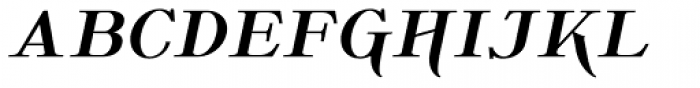 Wolverton No.1 Oblique Bold Font LOWERCASE