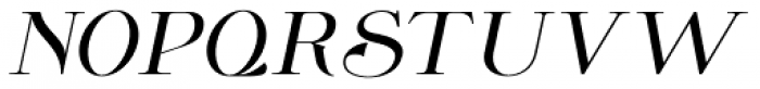 Wolverton No.2 Oblique Font UPPERCASE