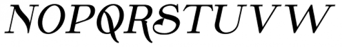 Wolverton No.4 Oblique Bold Font LOWERCASE