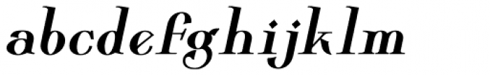 Wolverton Text No.2 Oblique Bold Font LOWERCASE