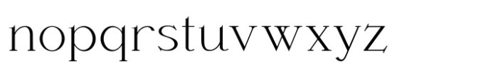 Woman Serif Regular Font LOWERCASE