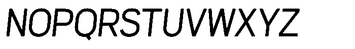 Womcer Bold Italic Font UPPERCASE