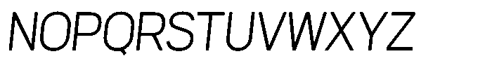 Womcer Italic Font UPPERCASE