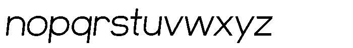 Womcer Italic Font LOWERCASE