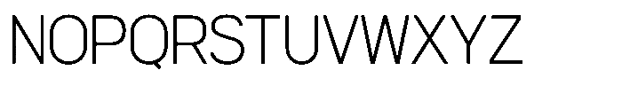Womcer Light Font UPPERCASE