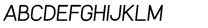 Womcer Medium Italic Font UPPERCASE