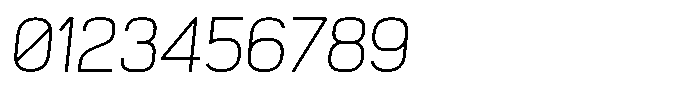 Womcer Thin Italic Font OTHER CHARS