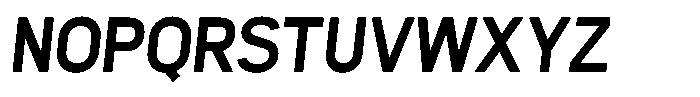Womcer Ultra Italic Font UPPERCASE
