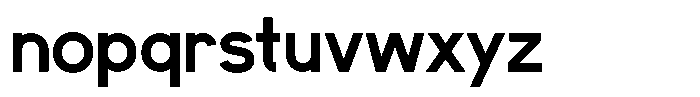 Womcer Ultra Font LOWERCASE