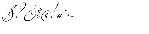 Woncherlly Italic Font OTHER CHARS