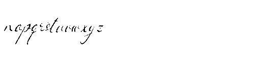 Woncherlly Italic Font LOWERCASE
