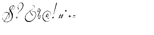 Woncherlly Regular Font OTHER CHARS