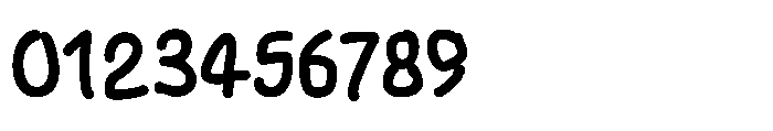 Wonder Hand Pencil Bold Font OTHER CHARS