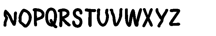 Wonder Hand Pencil Bold Font UPPERCASE