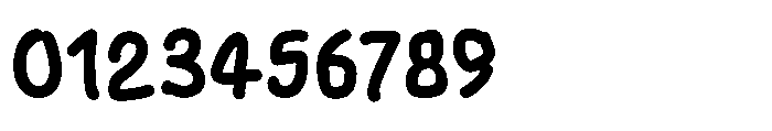 Wonder Hand Pencil Fat Font OTHER CHARS
