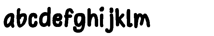 Wonder Hand Pencil Fat FONT