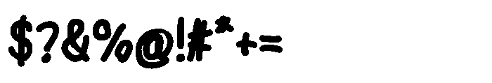 Wonder Hand Pencil Flower Font OTHER CHARS