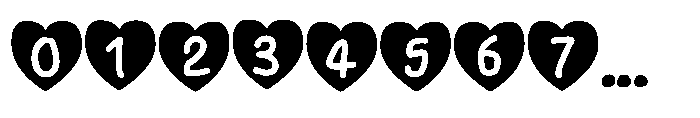 Wonder Hand Pencil Heart Font OTHER CHARS