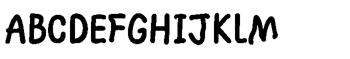 Wonder Hand Pencil Jump Font UPPERCASE