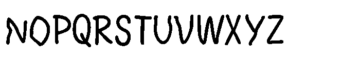 Wonder Hand Pencil Light Font UPPERCASE