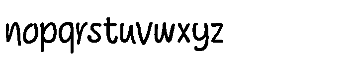 Wonder Hand Pencil Light Font LOWERCASE