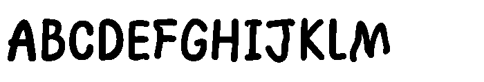 Wonder Hand Pencil Mix Font UPPERCASE