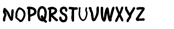 Wonder Hand Pencil Mix Font UPPERCASE