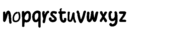 Wonder Hand Pencil Mix Font LOWERCASE