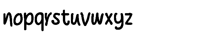 Wonder Hand Pencil Regular Font LOWERCASE