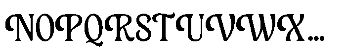 Wonder Heal Font UPPERCASE
