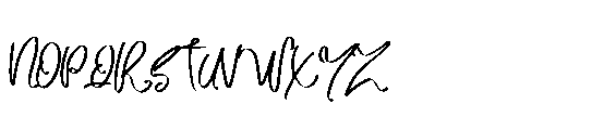 Wonderly Font UPPERCASE