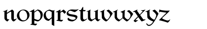 Wonderworld Regular Font LOWERCASE