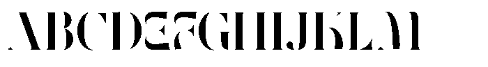 Wonderz Avant Font UPPERCASE