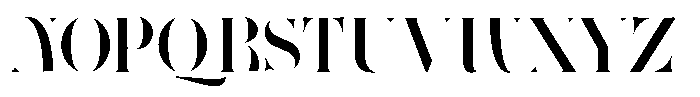 Wonderz Avant Font UPPERCASE