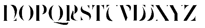 Wonderz Echo Font UPPERCASE