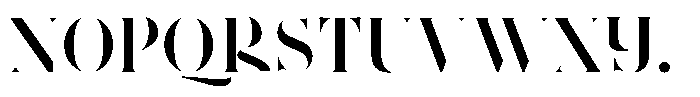 Wonderz Edge Font UPPERCASE