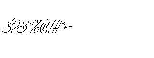 Wondshe Font OTHER CHARS