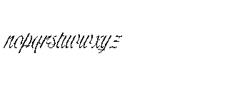 Wondshe Font LOWERCASE