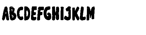 Wonky Dongki Regular Font UPPERCASE