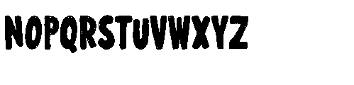 Wonky Dongki Regular Font UPPERCASE
